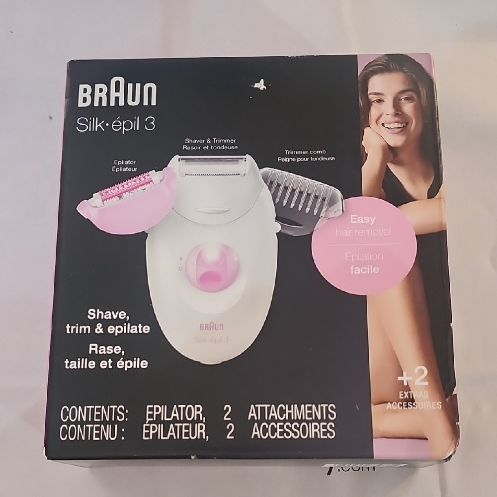 Braun Silk-épil 3 Epilator with Attachments